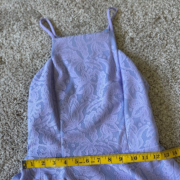 Francesca’s Periwinkle Lace Fit & Flare Dress, S - Picture 4 of 6